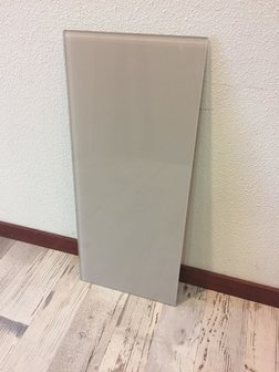 Glaswand sand - 60x26 cm